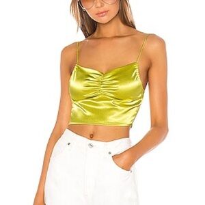 Superdown Violet Cami in Chartreuse